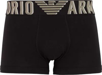 Produktbild von EMPORIO ARMANI Herren-Boxershorts mit sichtbarem Gummilogo, Unterwäsche aus Stretch-Baumwolle, Artikel EM000231 AF10772, S, Cotone 95%,Elasthan 5%