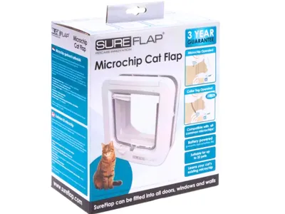 Obrázok produktu pre SureFlap 4 |  model | Dvere pre mačky s identifikačným systémom | 21x21 cm