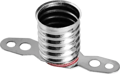 Produktbild von 10x E10 Lampenfassung Fassung Sockel Glühlämpchen Brückenfassung Lötfahnen B