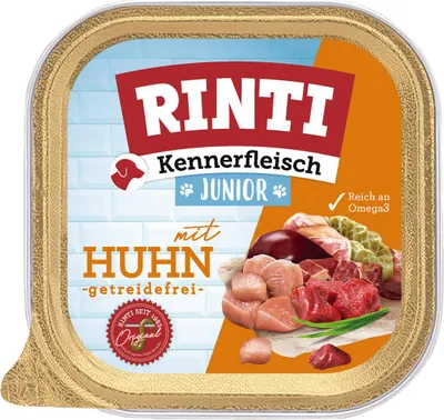 Image de Rinti 300gx9 Kennerfleisch Plus Junior poulet