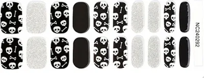 Image de INF Bandes d'ongles semi-durcies phosphorescentes pour Halloween