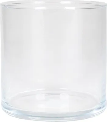 Produktbild von INNA-Glas Kerzen Glas Zylinder Sanya Ocean, klar, 10 cm, Ø 10,1 cm - Vase transparent
