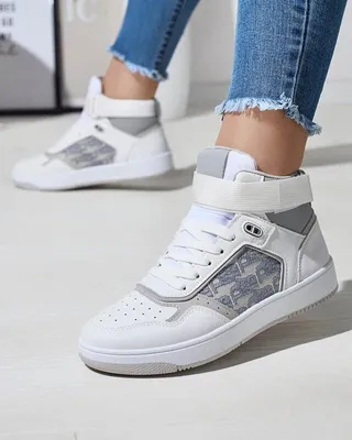 Produktbild von Damen Stoff-Sneakers - Weiß, leichte Freizeitschuhe, Größe 38