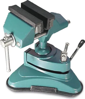 Produktbild von Schraubstock mit Saugbefestigung, Kugelgelenk, 70mm Spannweite