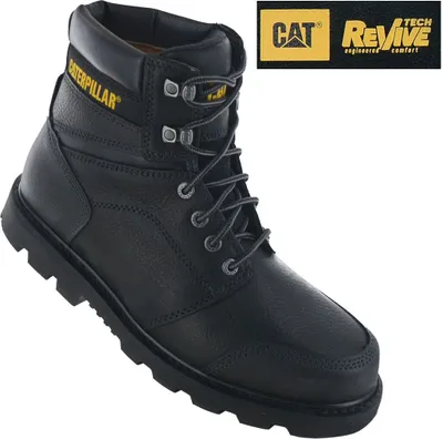 Produktbild von Caterpillar Weite Lederstiefel Allerton, Schwarz 41 EU