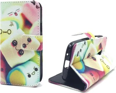 Produktbild von Handyhülle Tasche für Handy Samsung Galaxy S4 Mini Schriftzug Marshmallows