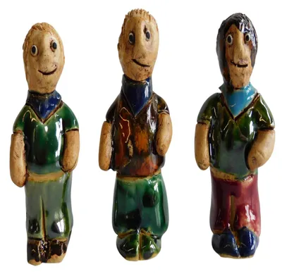 Produktbild von Keramikfigur aus Steinzeug Hänsel Natur, 9 cm Länge, 3,5 cm Breite, 9 cm Höhe