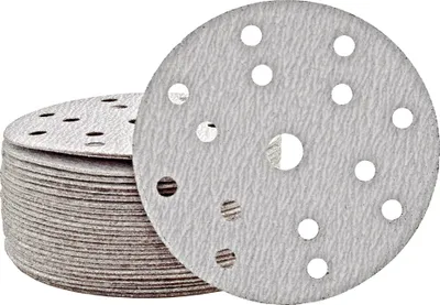 Produktbild von MioTools Shark Klett-Schleifscheiben, 150 mm, 15-Loch, f. Exzenterschleifer, Normalkorund (50 Stk.) K180