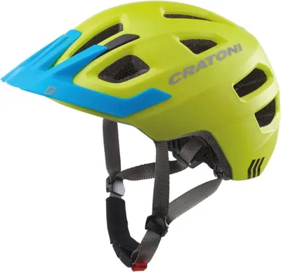 Produktbild von Cratoni Maxster Pro Lime/Blue Matt Kinderhelm