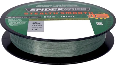 Produktbild von SPIDERWIRE Stealth Smooth, 150m, 0,39mm, 46.3kg / 102,07lbs, moosgrün, geflochtene Angelschnur, 1507360