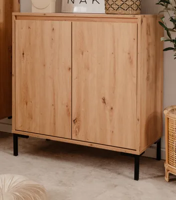 Produktbild von Kommode in Artisan Eiche Sideboard 2-türig 81 x 87 cm Bastia