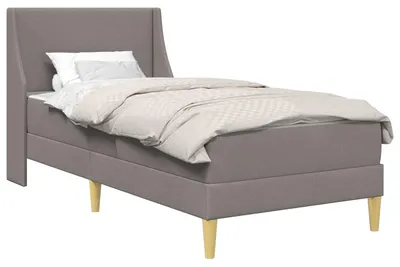 Produktbild von Bettgestell mit Matratze mit Kopfteil Polyester