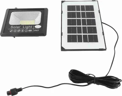 Obrázok produktu pre 30W 100LED solárne pouličné lampy diaľkové ovládanie ovládanie svetla časovanie reflektor super jasný vodotesný pre vonkajšie záhrady