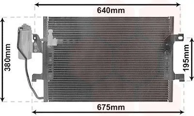Produktbild von VAN WEZEL 30015289 Kondensator Klimaanlage Klimakondensator passend für MERCEDES-BENZ A-Klasse (W168) +Trockner