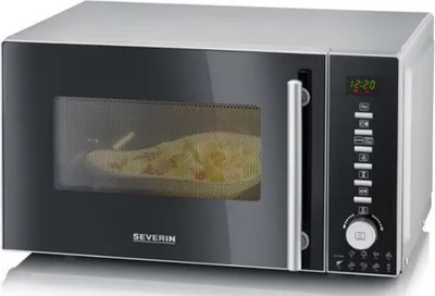 Image de SEVERIN MW7773 Four à micro-ondes 800 W noir, inox