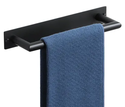 Imagen del producto de Soporte doble para toallas de acero inoxidable, para montaje en pared