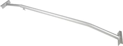 Productafbeelding van Aanhangerzeil Beugel - Dekzeil Steun - Aanhanger Afdekken - Verstelbaar Aluminium - 1000-1450 mm - Zilver