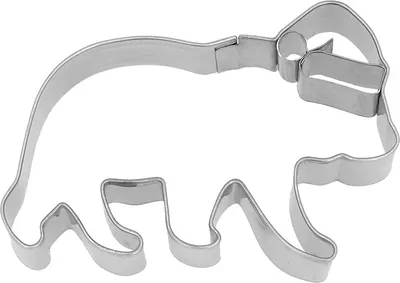 Produktbild von BIRKMANN Ausstechform Weihnachts-Eisbär, 9 cm, Edelstahl, 199446