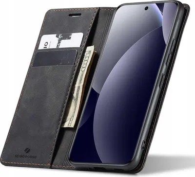 Obrázek produktu pro Pouzdro s klopou SPACECASE Wallet pro Redmi Note 15 Pro 4G Černé