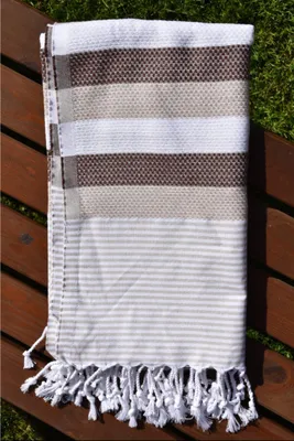 Obrázek produktu pro Peshtemal osuška Honeycomb Hnědá