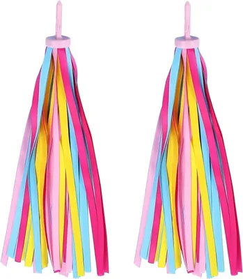 Image de Poignées de vélo pour enfants, colorées, lot de 2, 27 cm, pour vélos et trottinettes