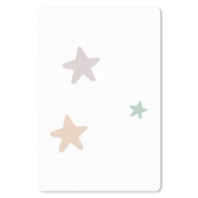 Produktbild von MuchoWow® Mauspad Mousepad Sterne - Pastell - Mädchen - Jungen - Kinder 40x60 cm - Mousepads - Maus Mat - Pad - Mausunterlage - Schreibtisch Accesoire