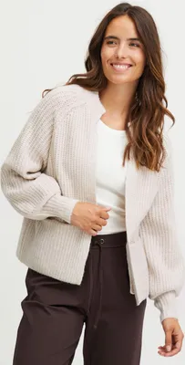 Produktbild von Fransa FRBeverly Damen Strickjacke Cardigan Fein-Strick mit Eingrifftaschen Regular fit