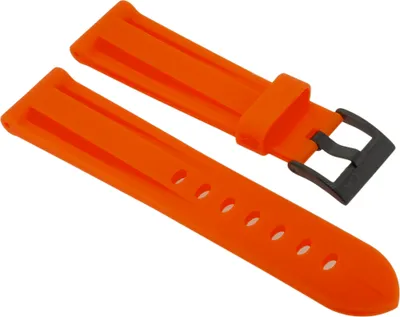 Produktbild von Nautica Damen A15602GS > Uhrenarmband 22mm orange Kunststoff A15604GS