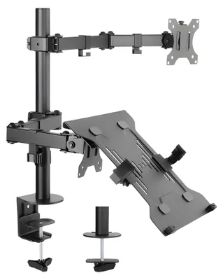 Produktbild von equip Tischhalterung 360° LCD- + Notebookhalterung
