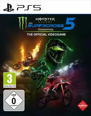 Produktbild von GAME Monster Energy Supercross 5, PlayStation 5, E (Jeder)