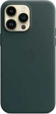 Produktbild von Lederhülle Magsafe Original iPhone 14 Pro Max Grüner Wald (MPPN3ZM/A)