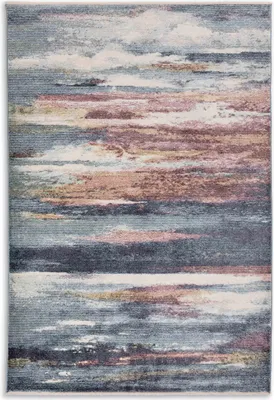 Produktbild von Astra Designteppich ORVIETO Blau 133 x 190 cm