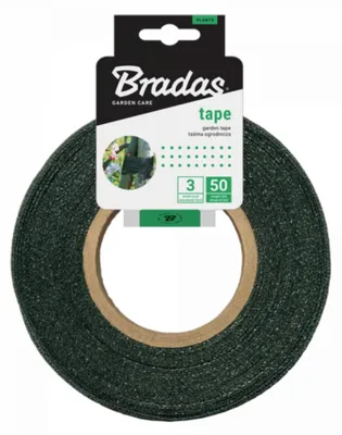 Image de Lien pour arbres 3cmx50m vert Rouleau de lien pour arbres Lien pour plantes Lien pour plantes TYT3X50 Bradas