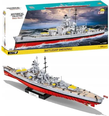 Obrázek produktu pro COBI Battleship Gneisenau, Sada na stavění, 2417 kusů