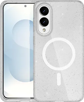 Produktbild von imoshion Sparkle Back Cover mit MagSafe Samsung Galaxy S25 Edge - Transparent