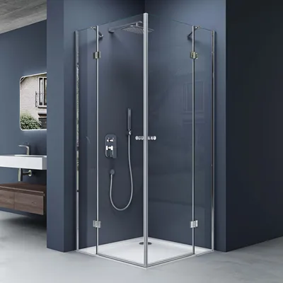 Immagine prodotto di doporro Box Doccia 90x100x190cm, Cabina Bagno Vetro di Sicurezza ESG Vetro Trasparente Incluso Rivestimento Facile da Pulire Ravenna01k