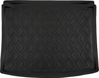 Image de Tapis De Coffre Sur Mesure Pour Volkswagen Golf 4 1998-2004 Hatchback, Noir, Antidérapant, Bord Haut, Toutes Saisons