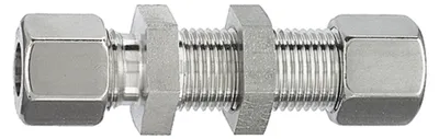 Produktbild von Riegler Gerade Schottverschraubung, Rohr-Außen-Ø 8 mm, Edelstahl 1.4571
