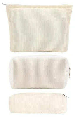 Produktbild von 3-teiliges Set Kosmetiktaschen für Damen, Make-up Beutel in Pink