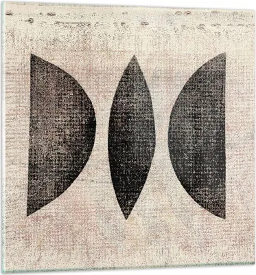 Produktbild von Bilder auf glas - Einteilig - Form Figuren Geometrisch - 70x70cm - Glasbilder - Wandbilder - Bilder - zum Aufhängen bereit - Wanddekoration aus Glas - Glas Bilder - Wandbild auf Glas - GAC70x70-5099