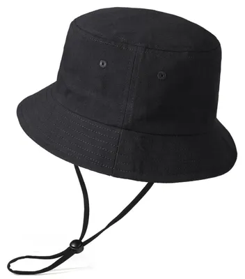 Zdjęcie produktu dla Kapelusz Fischerhut, męski/damski, rozmiar XL/XXL, bawełna, ochrona UPF50+ przed promieniowaniem UV, szeroka kremka, kolor czarny