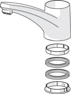 Produktbild von Hansa 59912711 Auslauf HANSA 59912711 Ausld. 203 mm