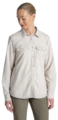 Productafbeelding van Craghoppers dames NosiLife Loukkos langarmshirt, insectenwerend, geschikt voor reizen en wandelen