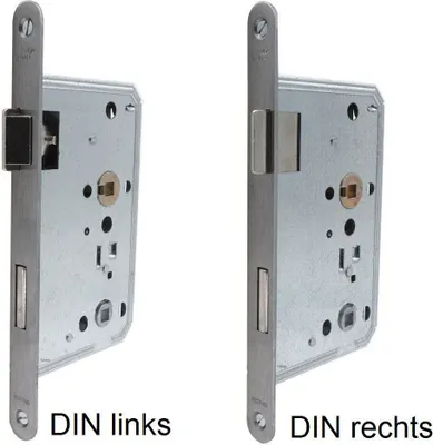 Produktbild von BMH Objektschloss Einsteckschloss Schloss WC Bad 65/20 DIN 18251 Klasse 3 DIN Richtung: Links