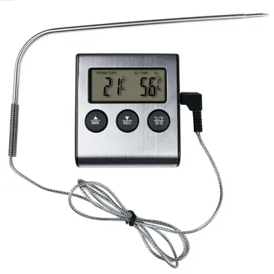 Image de Steba Ac11 Thermomètre à friture numérique argenté