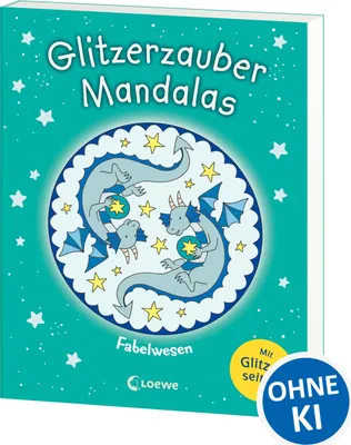 Produktbild von Glitzerzauber-Mandalas - Fabelwesen