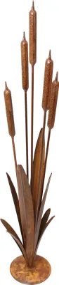 Produktbild von Gartendeko "Schilf", Metall, Rostfinish, Höhe 91 cm