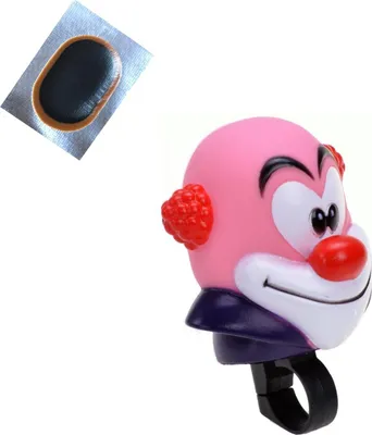 Produktbild von Fahrradhupe Ballhupe Kinderfahrradhupe Clown inkl. 1 x Schlauchflicken