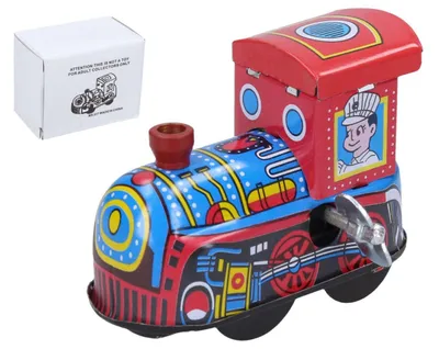 Immagine prodotto di Trenino/locomotiva in metallo a molla, 6 cm, in confezione da 7x3x5 cm