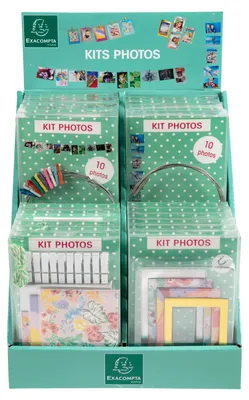 Image de Exacompta 12350E Présentoir rempli de photos - Multicolore